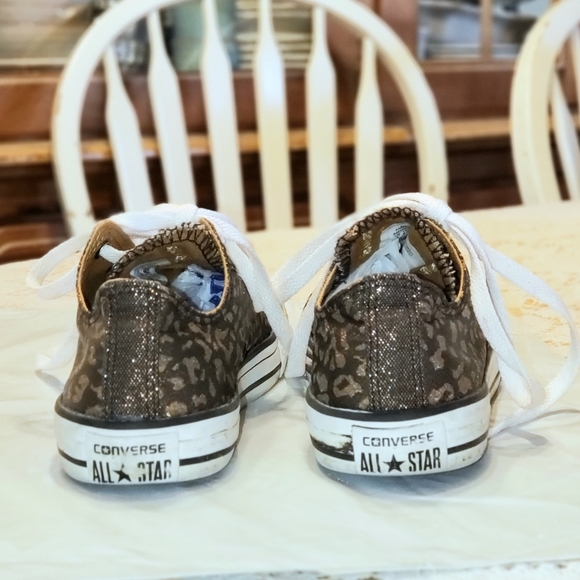 Bronze shiny Converse All Stars size 5.5 - Picture 3 of 6